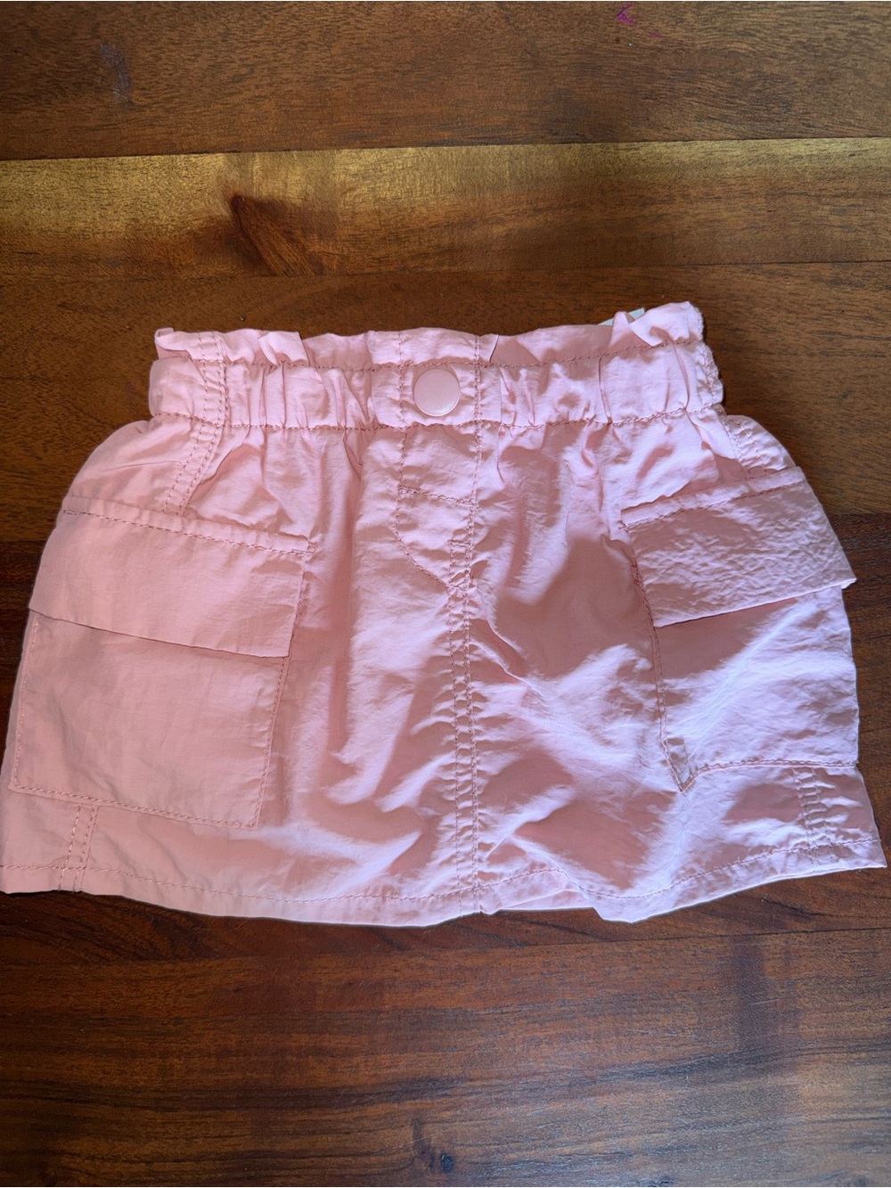 H&M Light Pink Cargo Pocket Mini Skirt